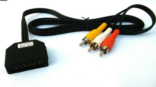 Composite AV Cable TV Lead For Atari Jaguar Games Console - OFC quality - NEW - Picture 7 of 10