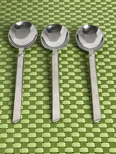 Everbrite PERFECTION Stainless Set of 3 Spoons 18/8 Japan Satin Flatware B62G