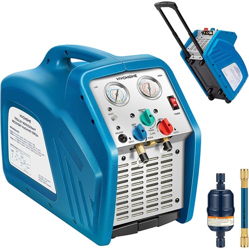 Portable Refrigerant Recovery Machine 3/4HP Single Cylinder & 1HP Dual Cylinder - Picture 26 of 46