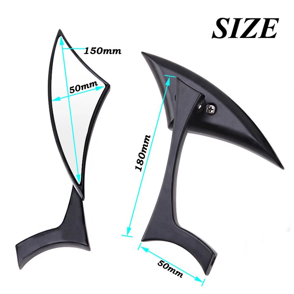 Hoja de espejos retrovisores para motocicleta Harley Sportster 1200 883 cuarenta y ocho pares Foto 4 de 4