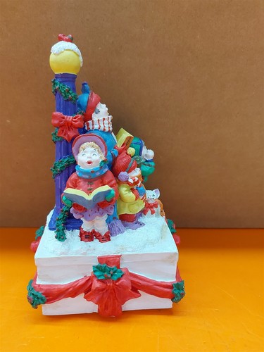 ⭐️⭐️⭐️⭐️⭐️ Decoración de Navidad Caja de Música Mecánica de Cuerda Caroler Joy to the World - Imagen 4 de 8