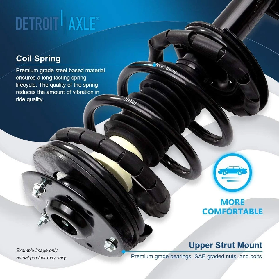 Barra estabilizadora de barra de amarre de brazo de control inferior de puntal delantero para Chevy Malibu Oldsmobile Alero Foto 3 de 4