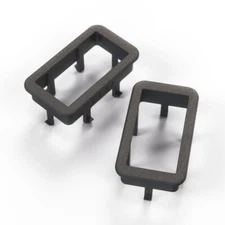 Range Rover Classic Rear Door Window Switch Cover Set Of 2 Black