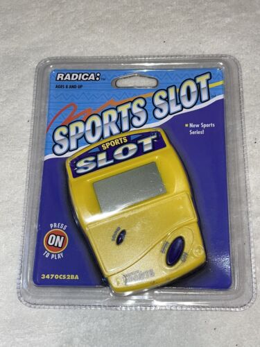 RADICA Sports Slot Machine Electronic Handheld Game BRAND NEW NIP RARE HTF Slots