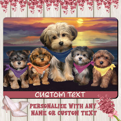 Yorkipoo Dog Floor Mat Personalized Anti-Slip Pet Door Mat Indoor