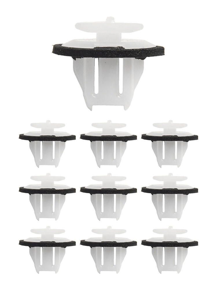 Authentic For Nissan 76882JG10A Fender Molding Clip Set Pack of 10