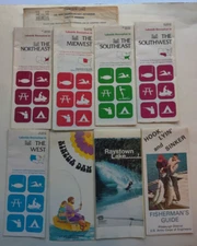 Lot of 8 US Army Corps Engineers Lakeside Recreation, Raystown Lake, Kinzua Dam