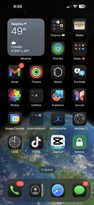 iPhone 14 Pro Max with TikTok & CapCut 