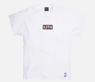 2020 Nike Kith NEW YORK KNICKS BOX LOGO TEE White S