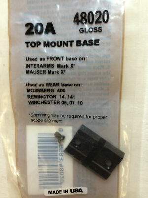 Weaver Top-Mount Base for Winchester Remington Marlin 48020 thru 48029 choose
