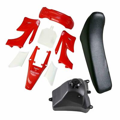 7x Plastic+3L Fuel Tank+Foam Seat For Apollo Orion 110cc-160cc Dirt Pit Pro Bike