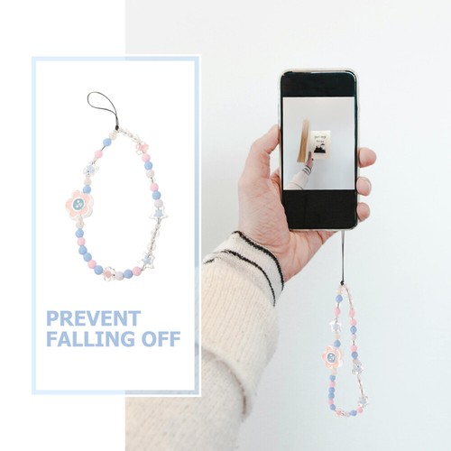 4 PCS Flower Chain Beaded Phone Strap Cellphone Charm - 第 6/12 張圖片