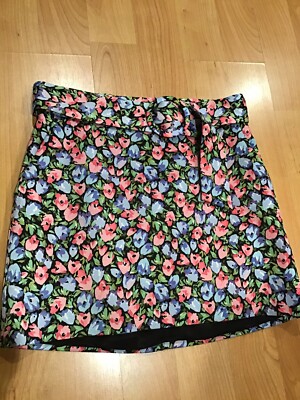 Mini-jupe Zara SS19 – Imprimé Floral – Taille Unique – Neuve Avec étiquette – Style A-Line