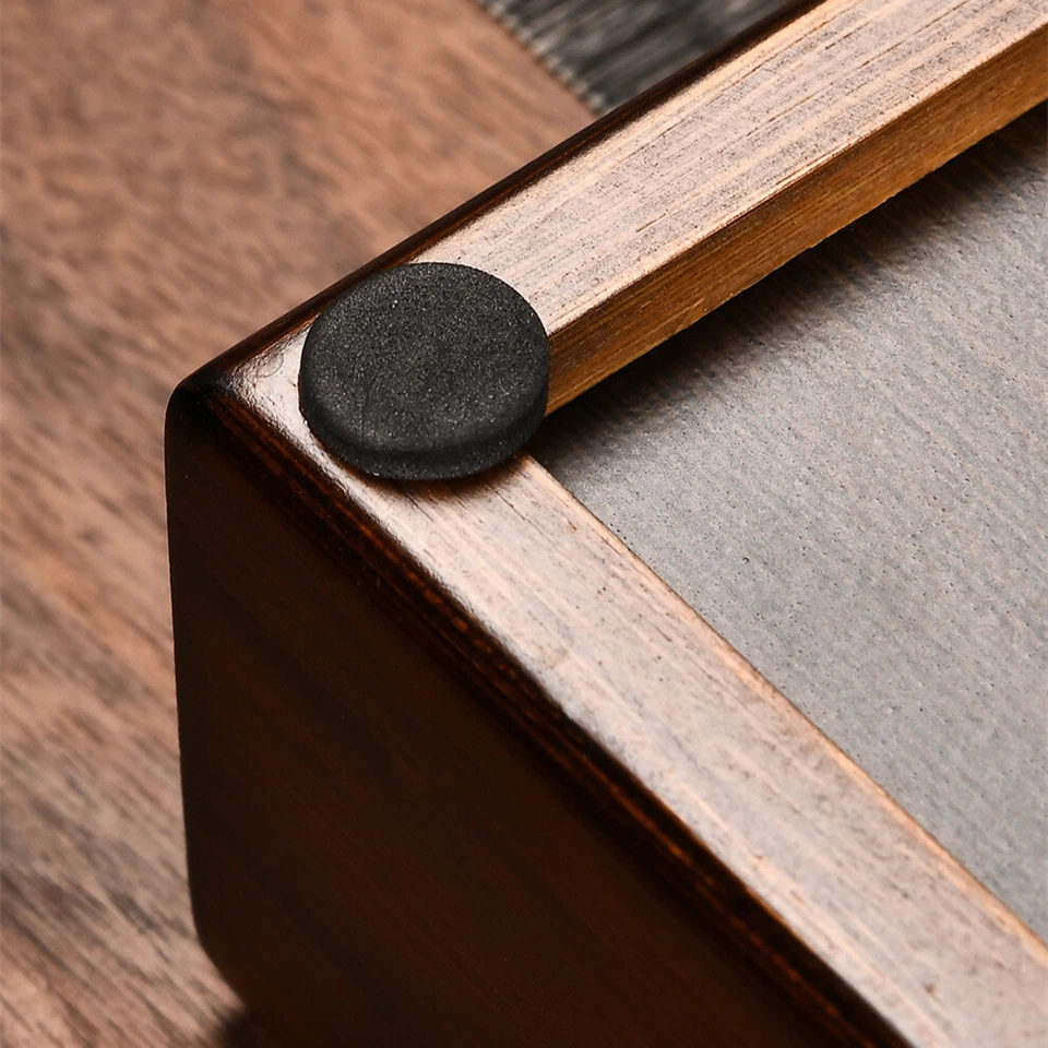 Bandeja de bambú depósito bandeja para servir mesa de té china para juego de té de kungfu rectangular Foto 4 de 4