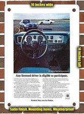 Metal Sign - 1970 Pontiac Firebird Formula 400 And Trans Am - 10x14 Inches