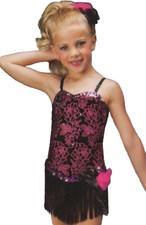 Everybody Loves My Baby Child Small Jazz  Tap New Dance Costume Skirted Leotard