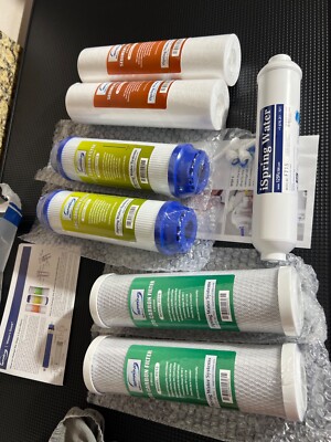 iSpring F15 Water Filter Set-FP15, FG15, FC15 FT15 NEW