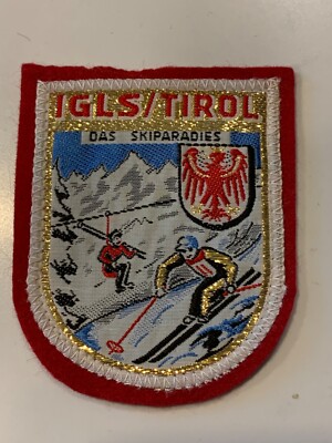 IGLS Tirol Austria Das Skiparadies  Ski  Patch