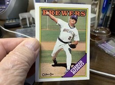 1988 O-Pee-Chee Milwaukee Brewers Baseball Card #137 Chris Bosio