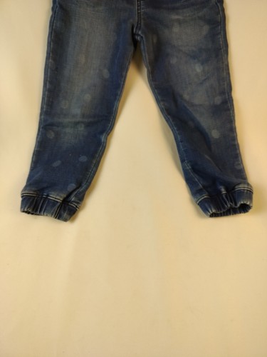 Girls MINI BODEN Drawstring Stretch Jeans Denim 4Y Elastic Waist & Ankles Dots - Picture 3 of 6