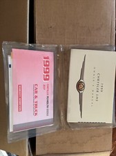 1999 Chrysler LHS Owner’s Manual. Excellent Condition