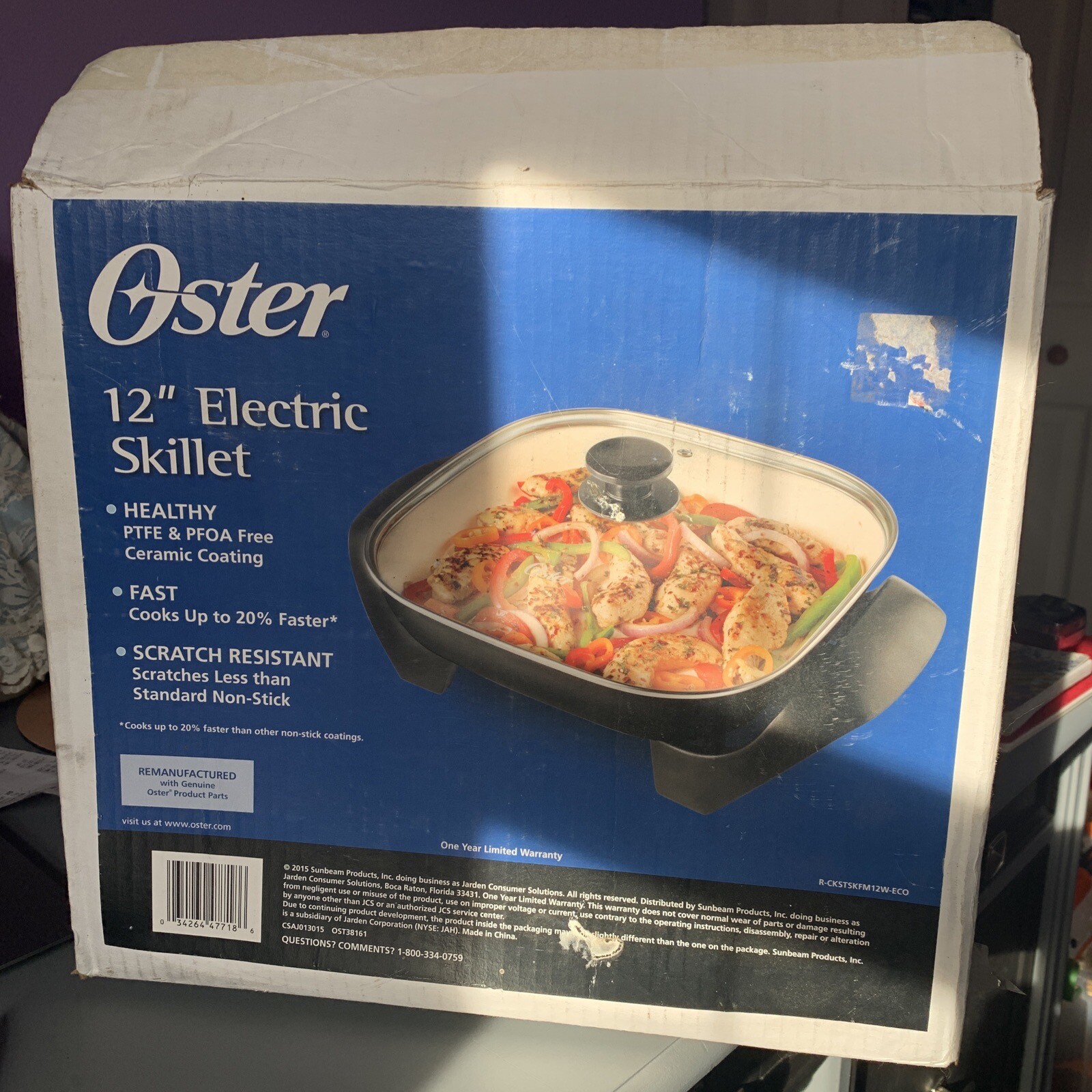 12" Oster Indoor Grill Electric Skillet eBay