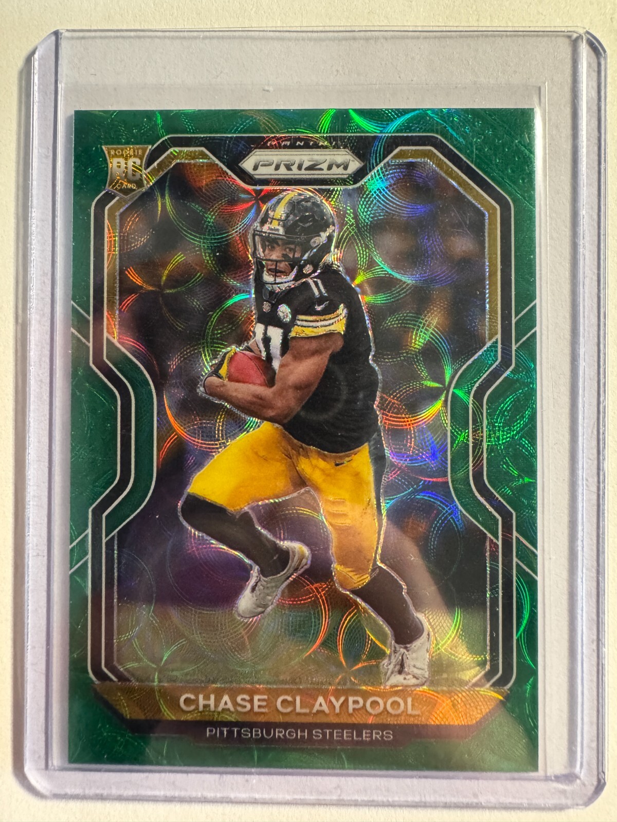 K263,410 - 2020 Panini Prizm Prizms Green Scope #392 Chase Claypool #/75