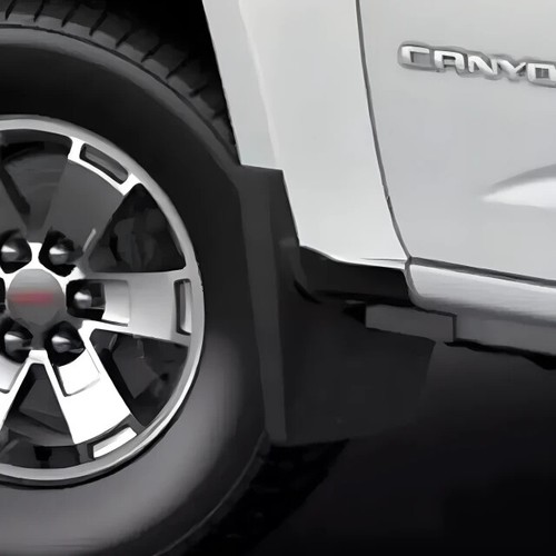 Genuine Front & Rear Molded Splash Guards Mud Flaps FOR 2015-2022 GMC Canyon - Picture 2 of 11
