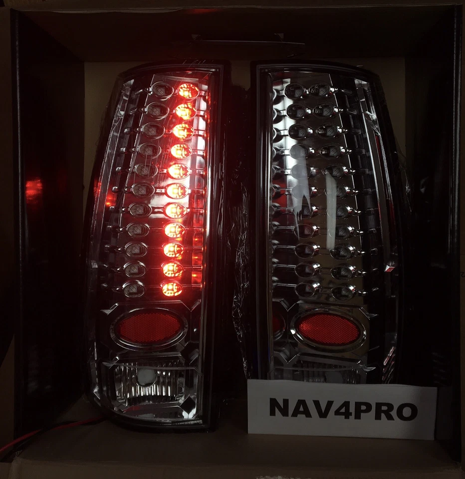 Nuevo par de luces traseras LED 2007-2014 para Chevrolet Suburban Tahoe GMC Yukon #NB18 Foto 2 de 4