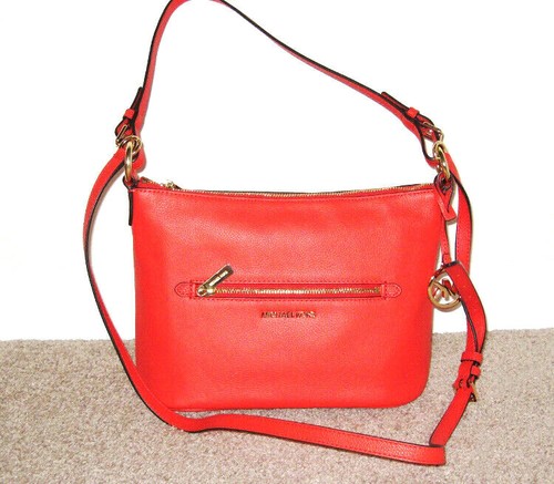 Michael Kors Lupita Convertible Leder Schulter Handtasche Mandarin Neu mit Etikett🎀NEU🎁 - Bild 3 von 12