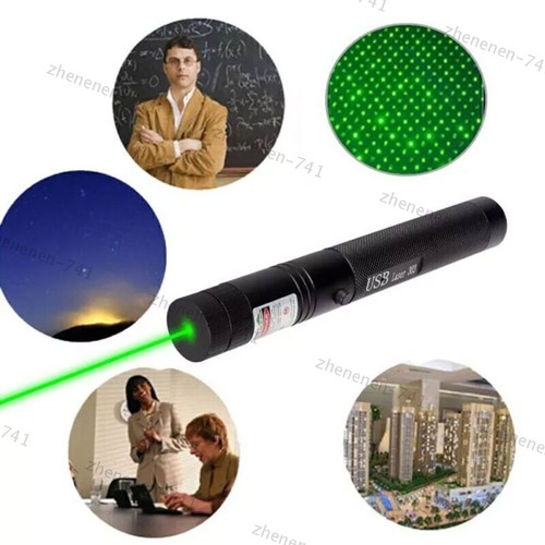 50 Meilen starker Strahl grüner Laserpointer 533 nm Laser Taschenlampe wiedera - Bild 4 von 5