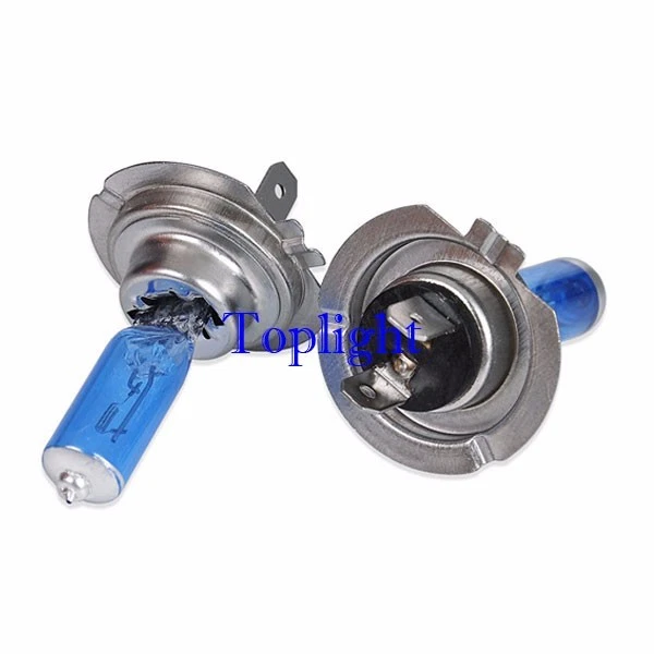 H7 White 5000K Xenon Halogen Headlight 100w Lamp Light Bulb For Bike - Image 4 of 4