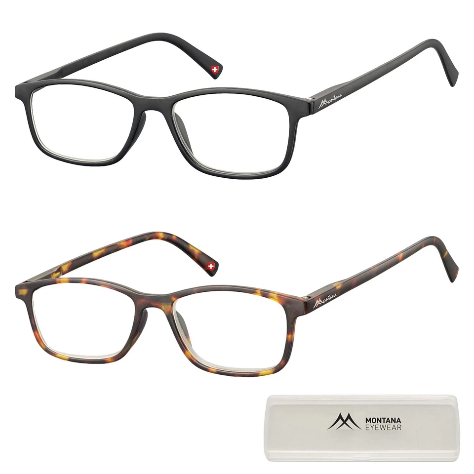 Montana Eyewear Designer Reading Glasses 'MR51' Comes W/Case Men Womens Readers