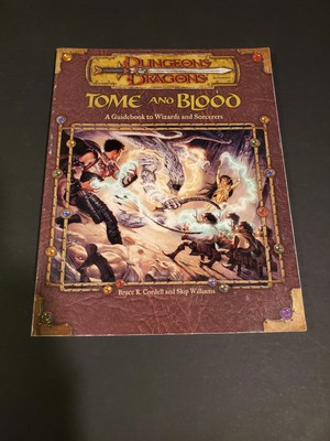 Dungeons & Dragons: Tome and Blood Guidebook to Wizards Sorcerers   TSR  