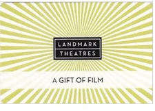 $53.90 in Landmark Theatres Gift Cards