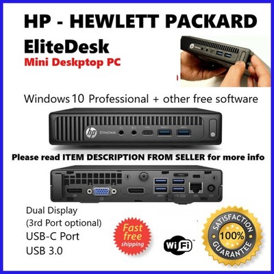 ^HP EliteDesk 800 G2Mini DesktopPC Core i5 i7 6700 3,4GHz 32GB RAM 2TB SSD Win10