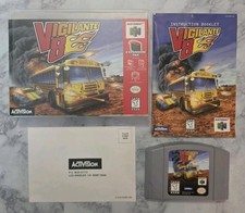Vigilante 8 w/ Manual (Nintendo 64, N64) Authentic & Tested Cartridge