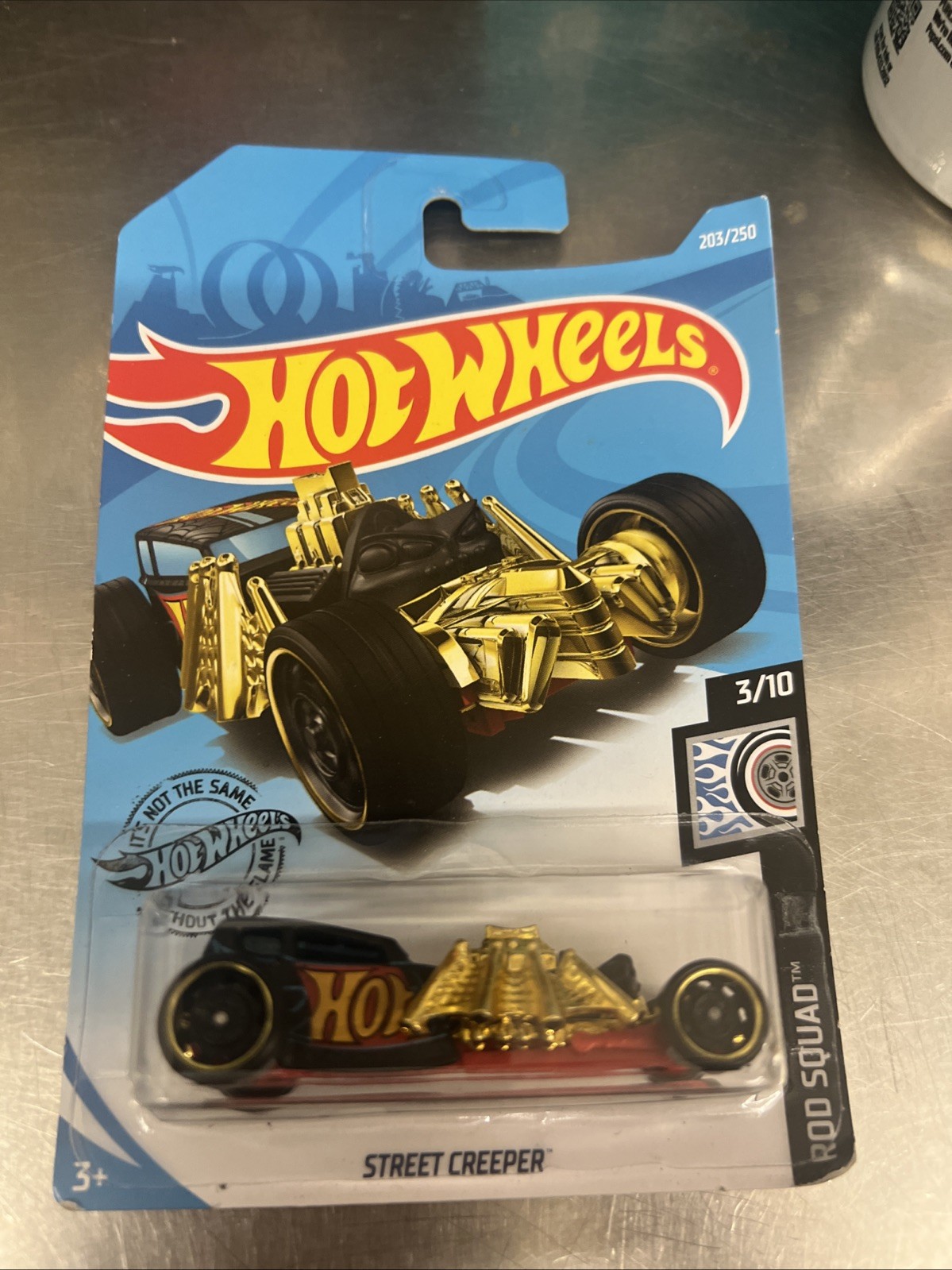 Hot Wheels 2019 Rod Squad - Street Creeper Die-Cast Model (FYG06) ERROR To paint