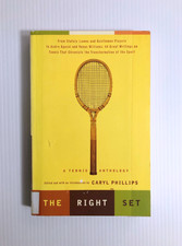The Right Set Caryl Phillips Tennis Anthology Essays Sports PB Book