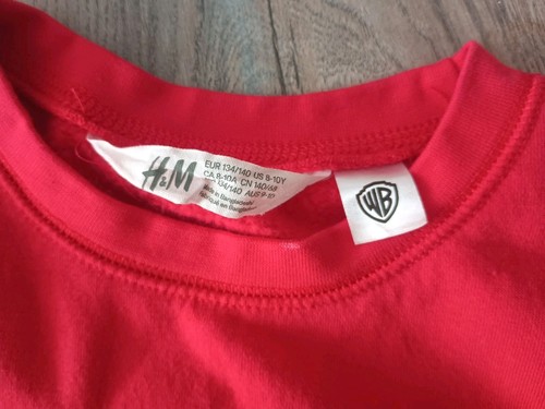 Kids Size 8-10 H&M Tom And Jerry Pullover Christmas Sweatshirt Red Holiday - Picture 3 of 4