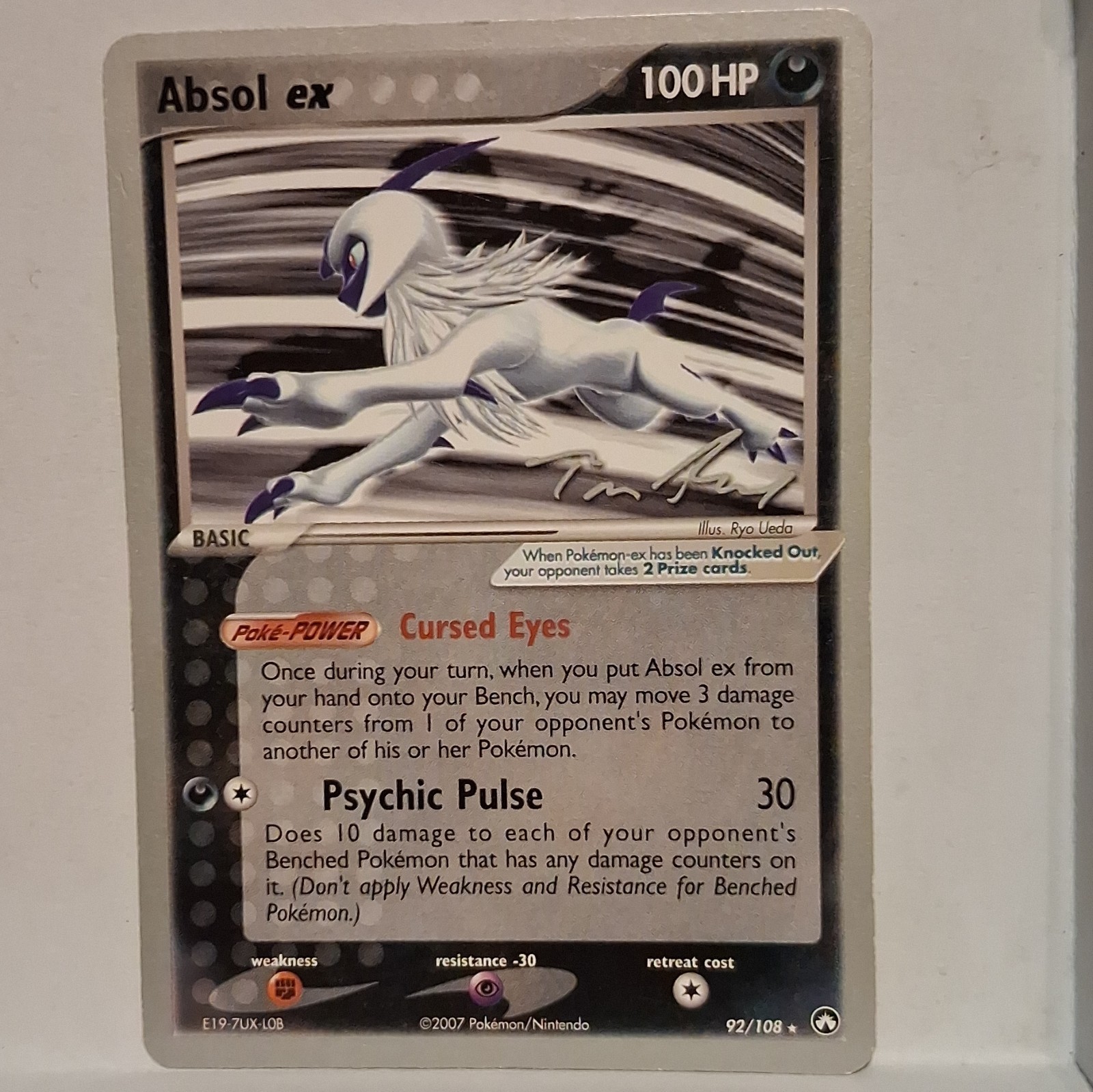 Pokemon Power Keepers ABSOL EX Ultra Rare #92/108