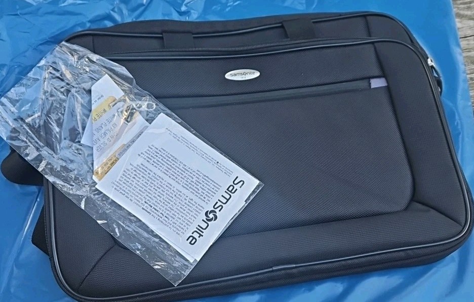 Samsonite 1910 Padded Laptop Bag Travel Bag Carry On Luggage