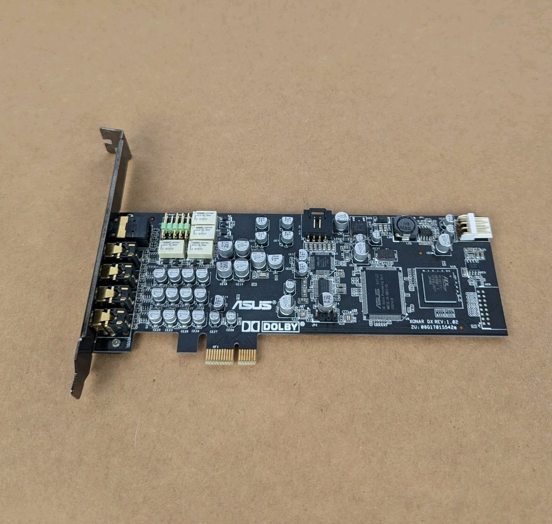 ASUS XONAR DX/XD/A 7.1 PCIe Dolby Home Theatre Sound Card PCIe - High Profile. Available Now for $25.56