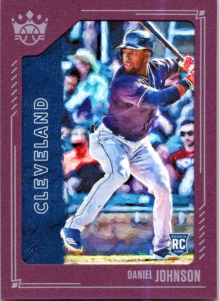 2021 Panini Diamond Kings #41 Daniel Johnson Framed Plum