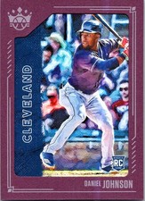 2021 Panini Diamond Kings #41 Daniel Johnson Framed Plum