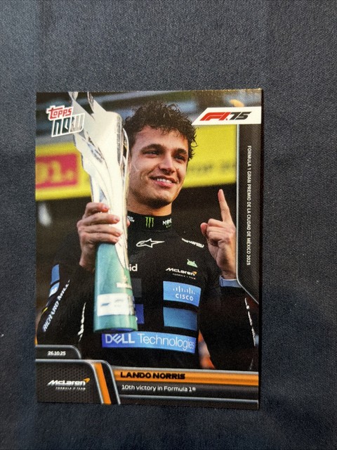 2025 Topps Now Formula 1 - Lando Norris #072 /2205