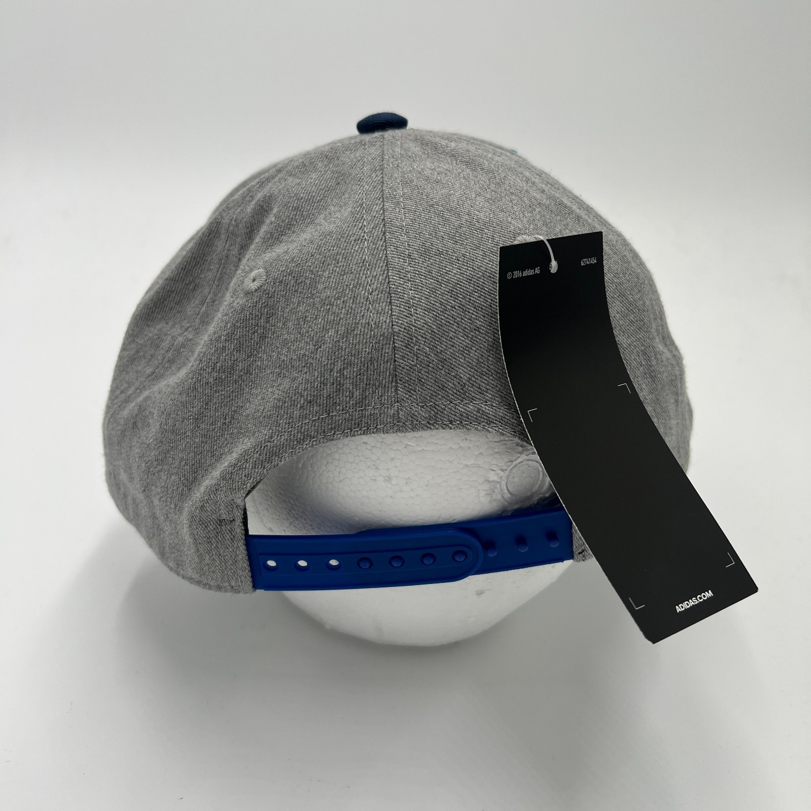 Vintage Adidas Mens Gray NHL Toronto Maple Leafs Flat Brim Snapback Hat Cap NWT thumbnail 3