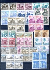1966, ESPAÑA, BLOCK de 4, "CASTILLOS Y SERIE TURISTICA " MINT, PERFECTOS