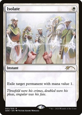 MTG Isolate ** Pioneer Challenger Decks 2021 ** English