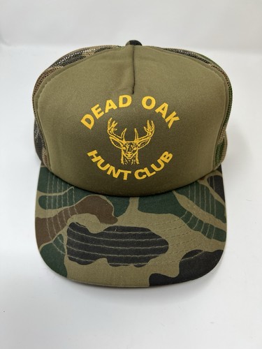 Vintage? Camouflage Youngan Headwear SnapBack Trucker Hat Foam Hunt Club See NOS - Picture 1 of 4